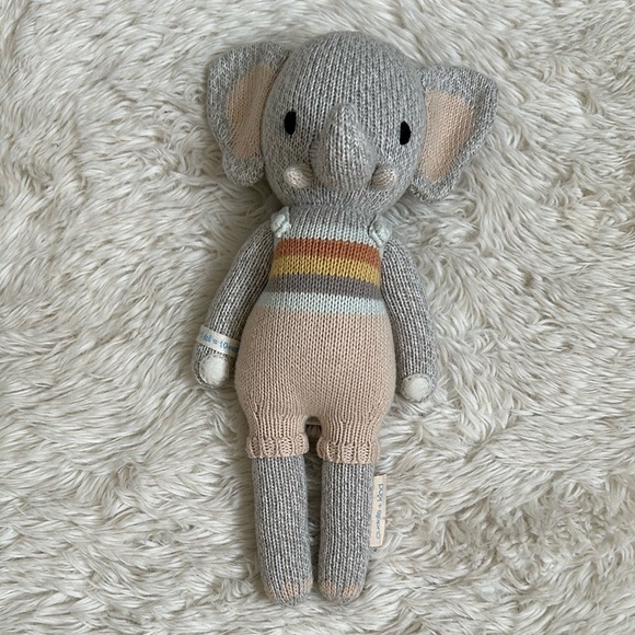 Cuddle and kind Evan The Elephant Knit Plush Toy - Picture 1 of 3